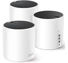 TP-Link Deco AX3000 WiFi 6 Mesh System(Deco X55) - Covers up to 6500 Sq.Ft. , Replaces Wireless Router and Extender, 3 Giga…