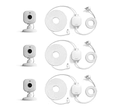 Blink Mini 2 + Weather Resistant Adapters — Plug-in smart security camera, indoor/outdoor, HD night view in color, built-in…