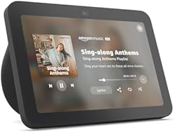 Amazon Echo Show 8 (3rd Gen, 2023 release) | With Spatial Audio, Smart Home Hub, and Alexa | Charcoal