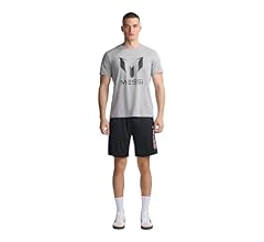 Messi Men's Lifestyle Short Sleeve T-Shirt, Standard Fit Graphic Tee, Cotton Jersey Knit