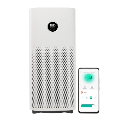 Xiaomi Smart Air Purifier 4, Best Purified Air Delivery Rate 387 m3/hr, True HEP:Image