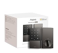 Aqara Smart Lock U100, Fingerprint Keyless Entry Door Lock with Apple Home Key, Touchscreen Keypad, Bluetooth Electronic De…