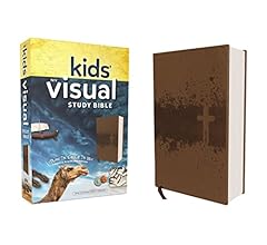 NIV, Kids' Visual Study Bible, Leathersoft, Bronze, Full Color Interior: Explore the Story of the Bible---People, Places, a…