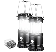 Etekcity Lantern Camping Essentials , Led Flashlight for Power Outages, Battery Operated Lights for Emergency Supplies, Sur…