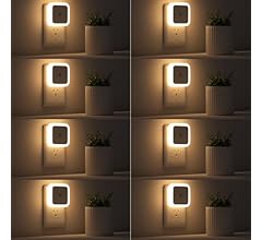 Sujeet Night Light, Night Lights Plug into Wall 8-Pack, Plug in Night Light, Dusk to Dawn Nightlight Led Night Light for Be…