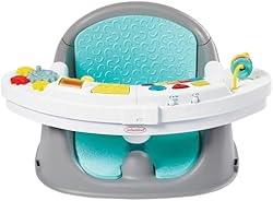 Infantino Music & Lights 3-in-1 Discovery Seat and Booster - Convertible, Infant Activity and Feeding Seat wit