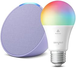 Echo Pop | Lavender Bloom with Sengled Smart Color Bulb