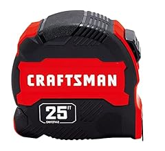 CRAFTSMAN 25-Ft Tape Measure with Fraction Marketing, Retractable, Manual-Locking Blade (CMHT37443S)