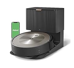 iRobot Roomba j9+ Self-Emptying Robot Vacuum – More Powerful Suction, Identifies and Avoids Obstacles Like pet Waste, Empti…