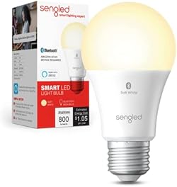 Sengled Alexa Light Bulb, S1 Auto Pairing with Alexa Devices, Warm Smart Light Bulbs, Bluetooth Mesh Smart Hom