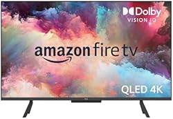 Amazon Fire TV 43" Omni QLED Series 4K UHD smart TV, Dolby Vision IQ, Fire TV Ambient Experience, hands-free w