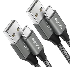 etguuds 2-Pack 3ft USB C Cable 3A Fast Charge, USB A to Type C Charger Cord Braided for Samsung Galaxy A10e A15 A25 A54 A51…