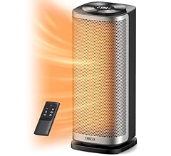 Dreo Space Heaters for Indoor Use, Fast Heating Ceramic Electric with Digital Thermostat, Remote Control, 70 ° Oscillation,…