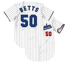 TIFIYA 50/17 Stripes Baseball Jersey Shirts for Fans