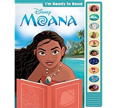 Disney Moana - I'm Ready to Read with Moana Interactive Read-Along Sound Book - Great for Early Readers - PI Kids