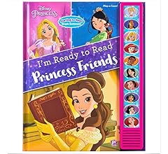 Disney Princess Belle, Mulan, Cinderella, Rapunzel, and More! - I'm Ready to Read Princess Friends Sound Book