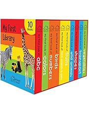 My First Library: Boxset of 10 Board Books for Kids