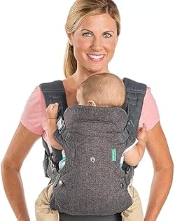 Infantino Flip Advanced 4-in-1 Carrier - Ergonomic, convertible, face-in and face-out front and back carry for