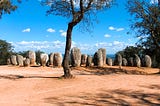 The circle of stones in Almendre.