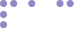 PAC logo: White capital letters spell out PAC, while the purple Braille letters P, A, and C frame the top-left corner of the P and sit above the text.