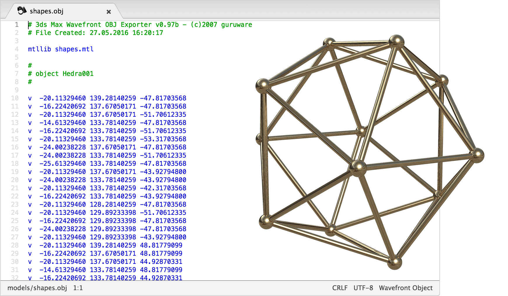 Syntax preview