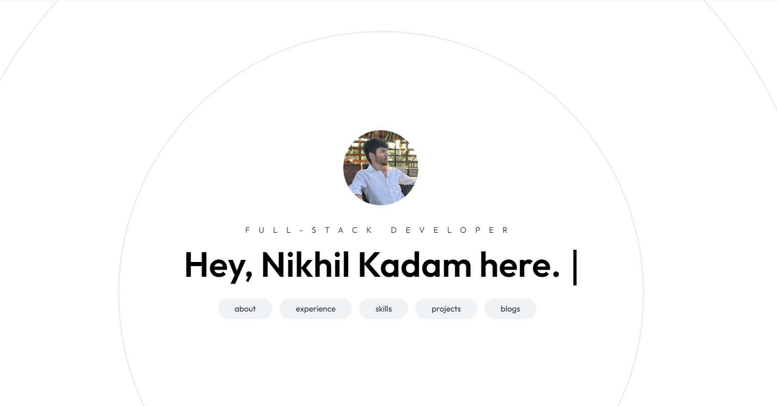 Nikhil's portfolio