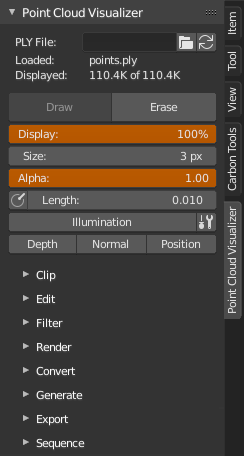 Point Cloud Visualizer