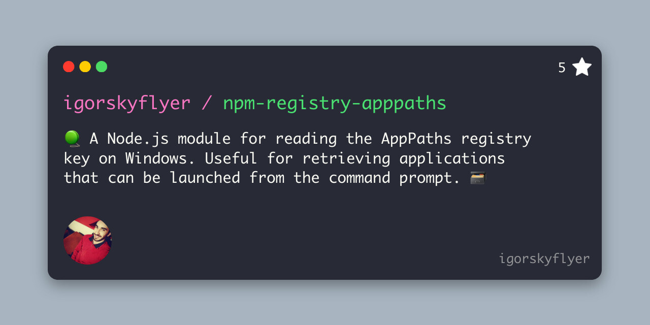 npm-registry-apppaths