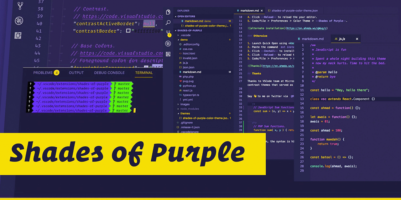 shades-of-purple-vscode