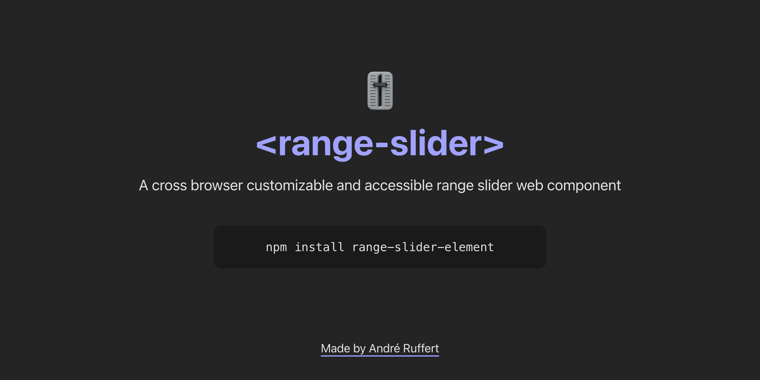 range-slider-element