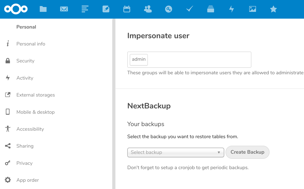 nextbackup