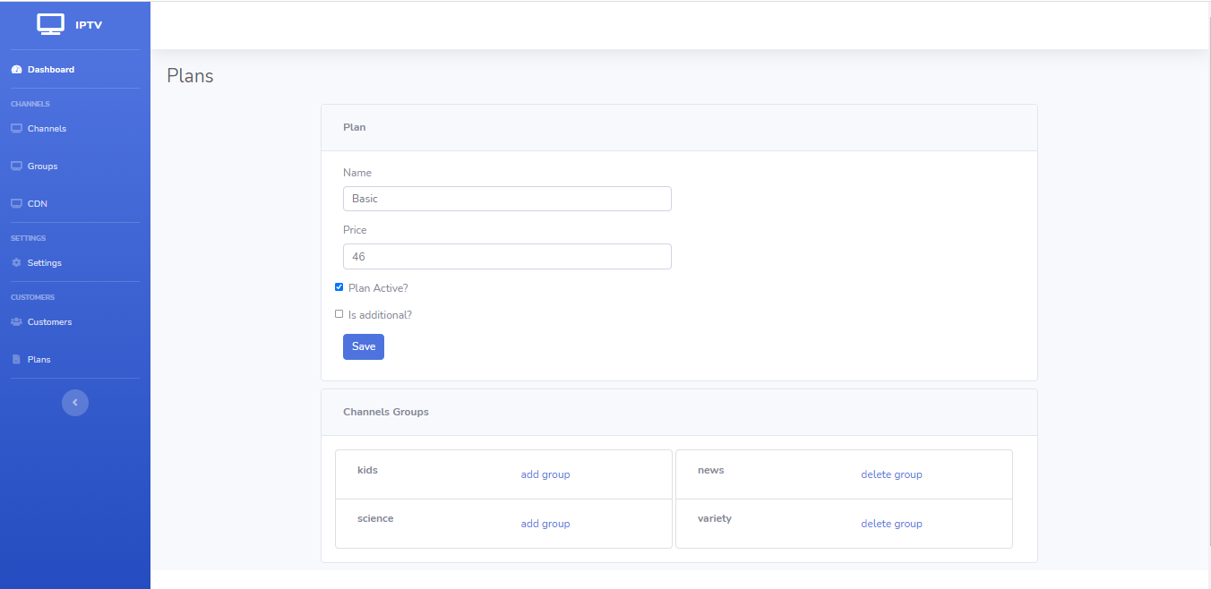 laravel-iptv-customers