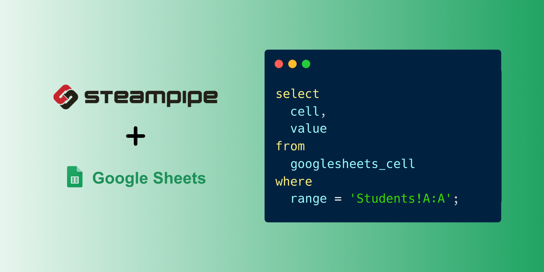 steampipe-plugin-googlesheets