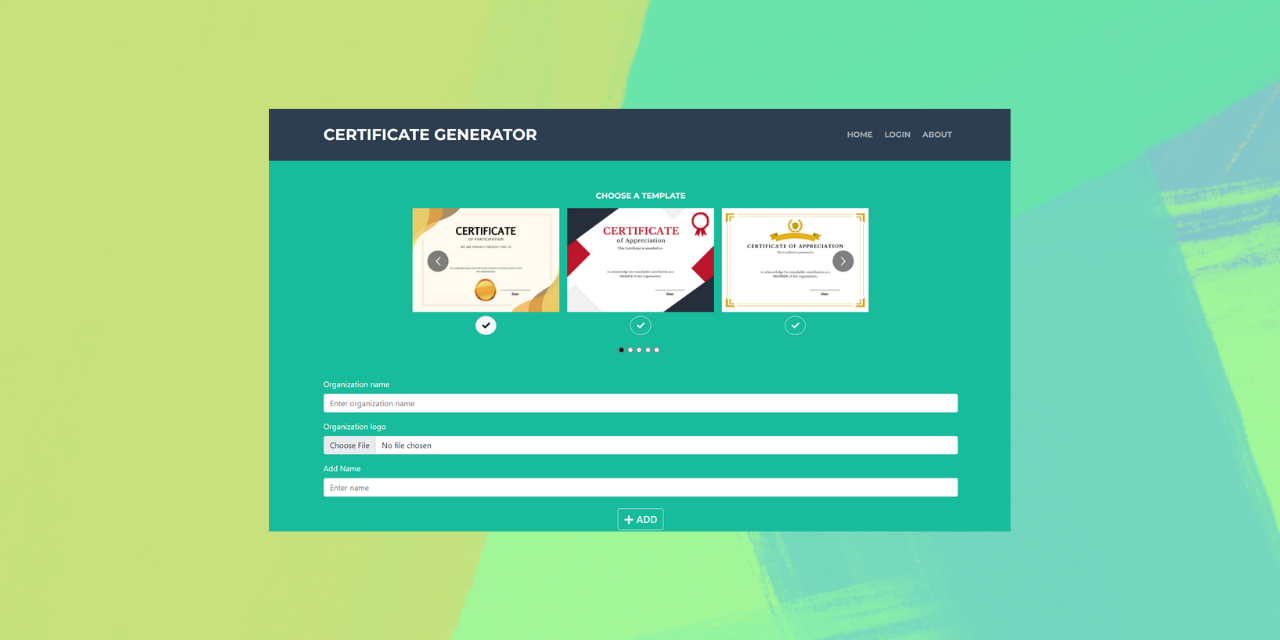 certificate-generator-frontend