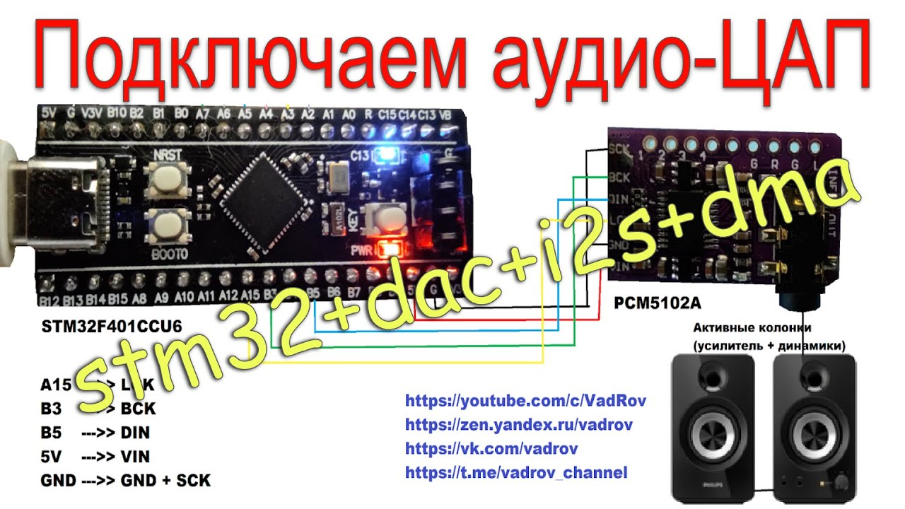 stm32-i2s-audio-dac-pcm5102a