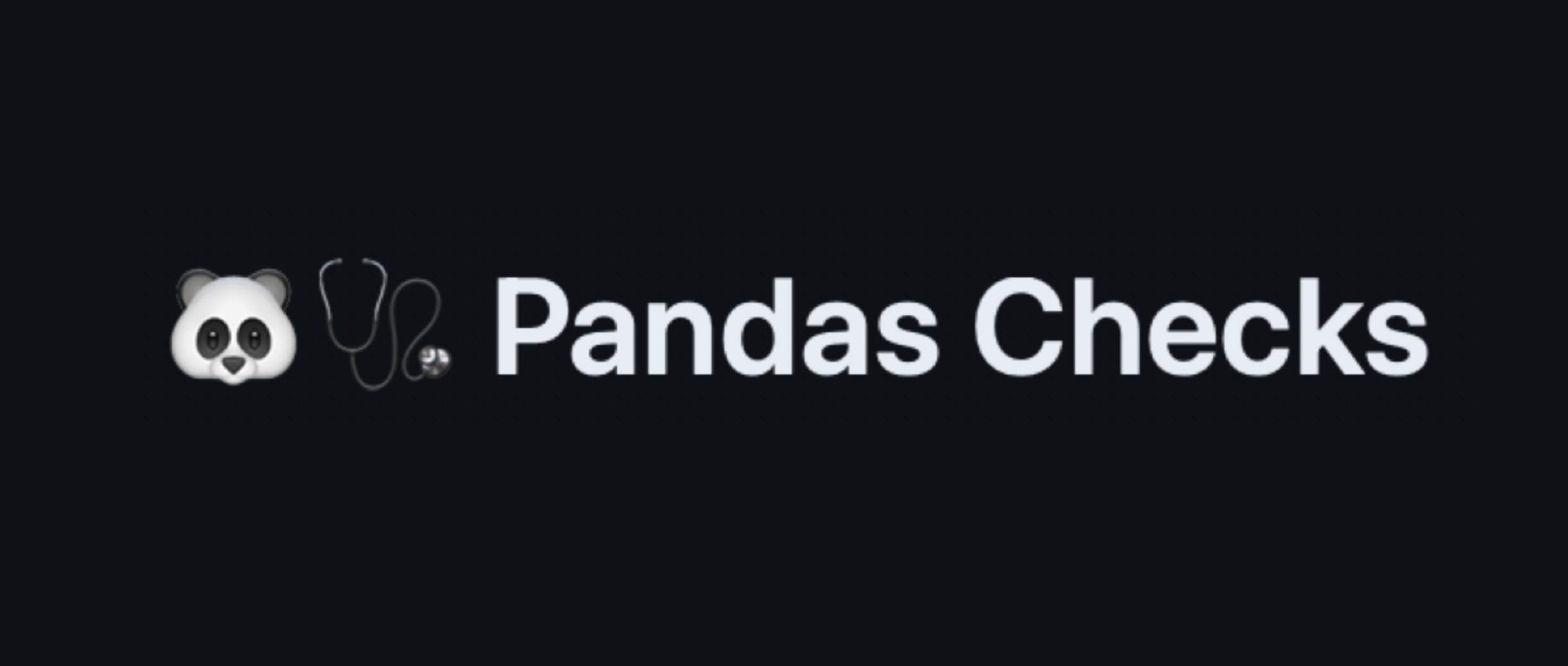 pandas-checks