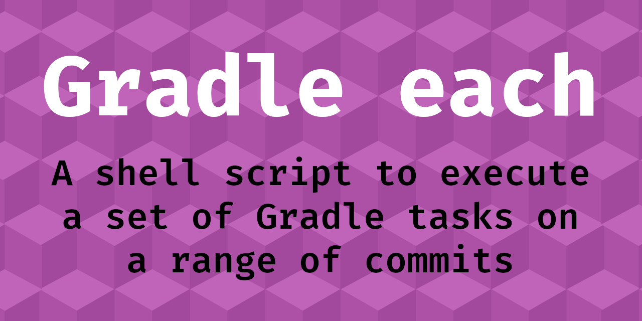 gradle-each