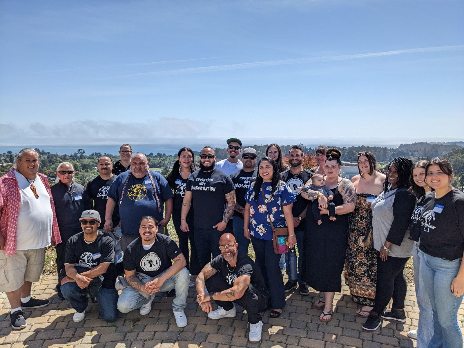 A group of staff and students from Underground Scholars