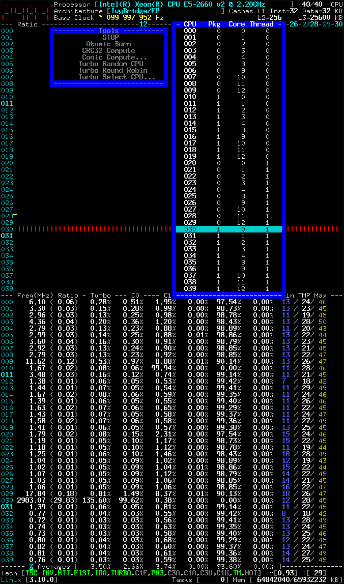 CoreFreq_2xE5-2660v2_SingleCore