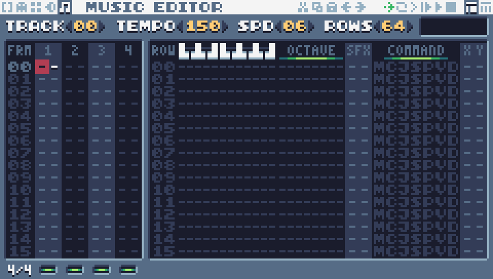 Music Editor Screen Capture