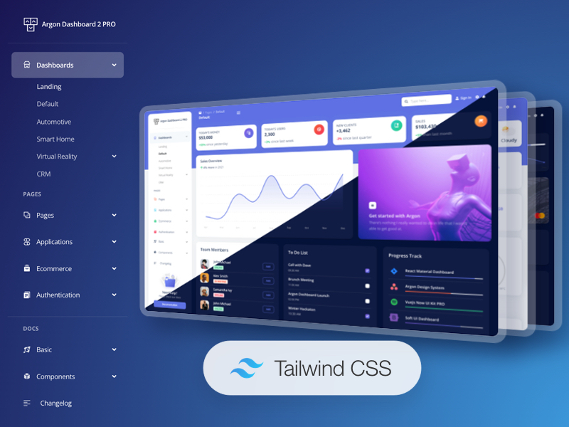 Argon Tailwind Django - Premium Django Starter.