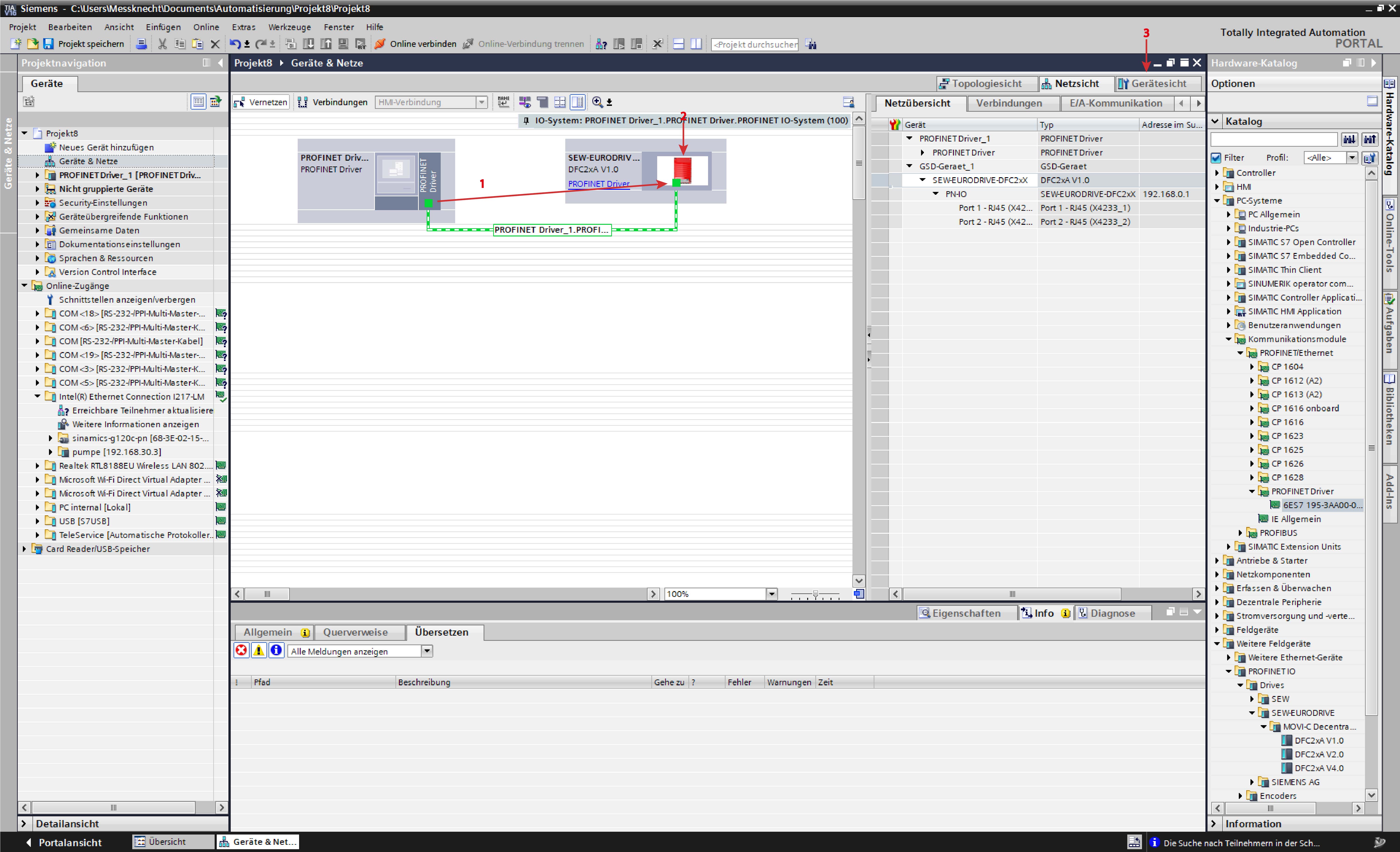 connect_pump_to_profinet_network