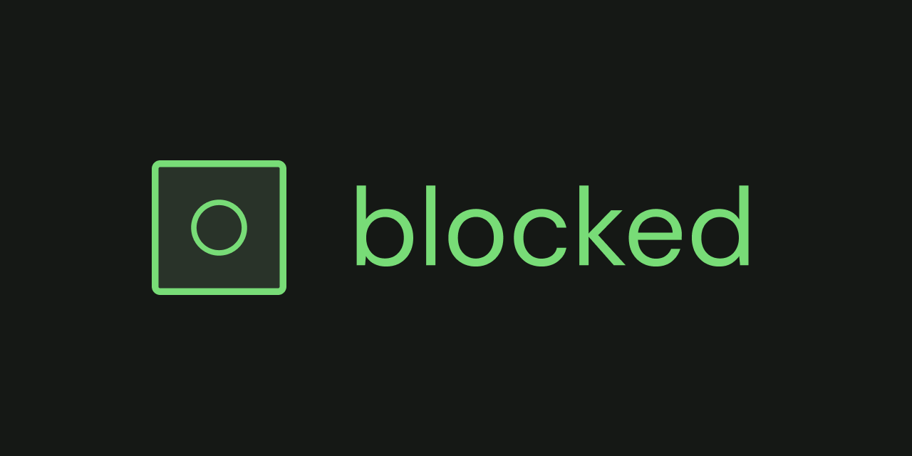 blocked Banner