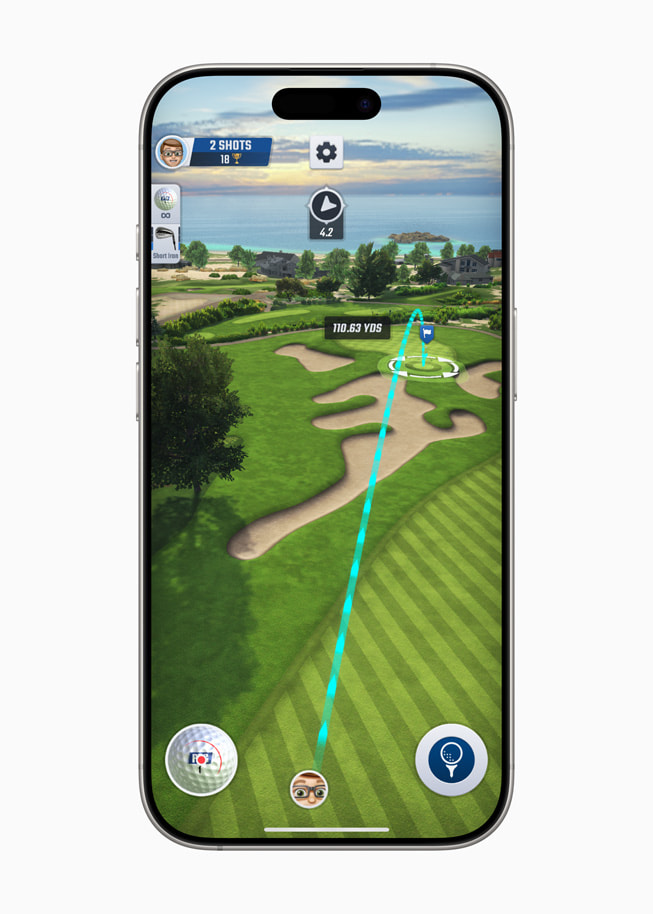 PGA TOUR Pro Golf by HypGames, Inc. on iPhone 16 Pro.