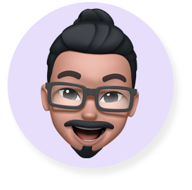 Smiling Memoji face