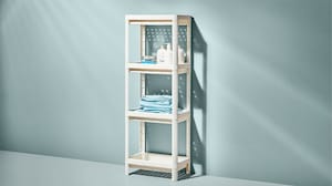 Bathroom shelving units