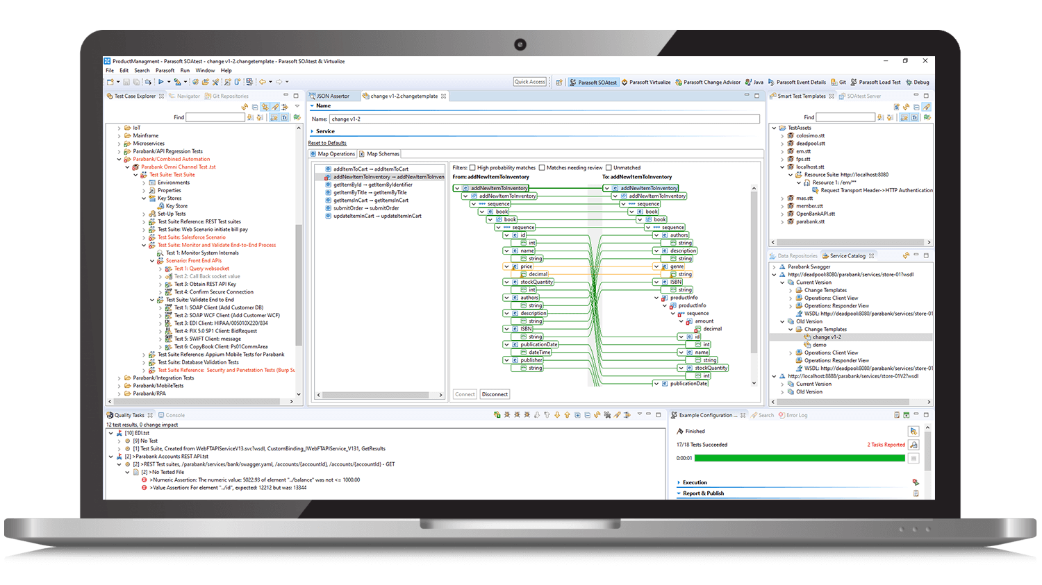 Parasoft SOAtest screenshot.