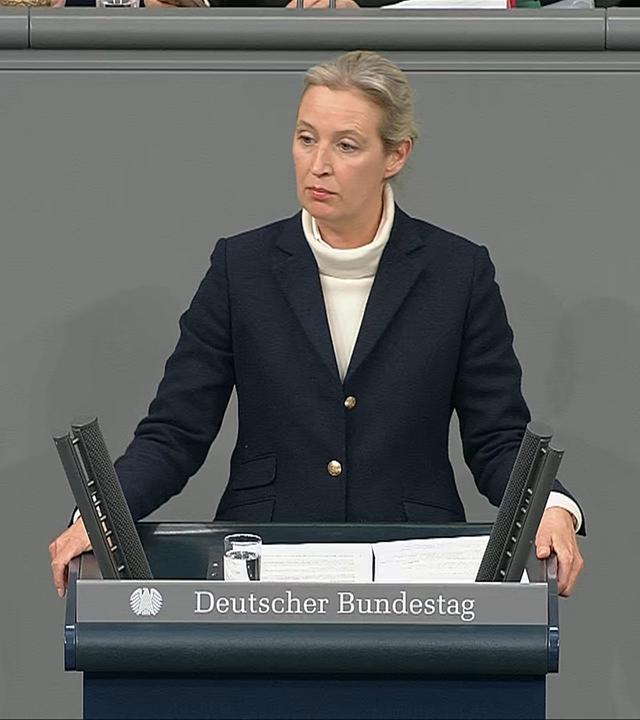 Aussprache: Alice Weidel (AfD)